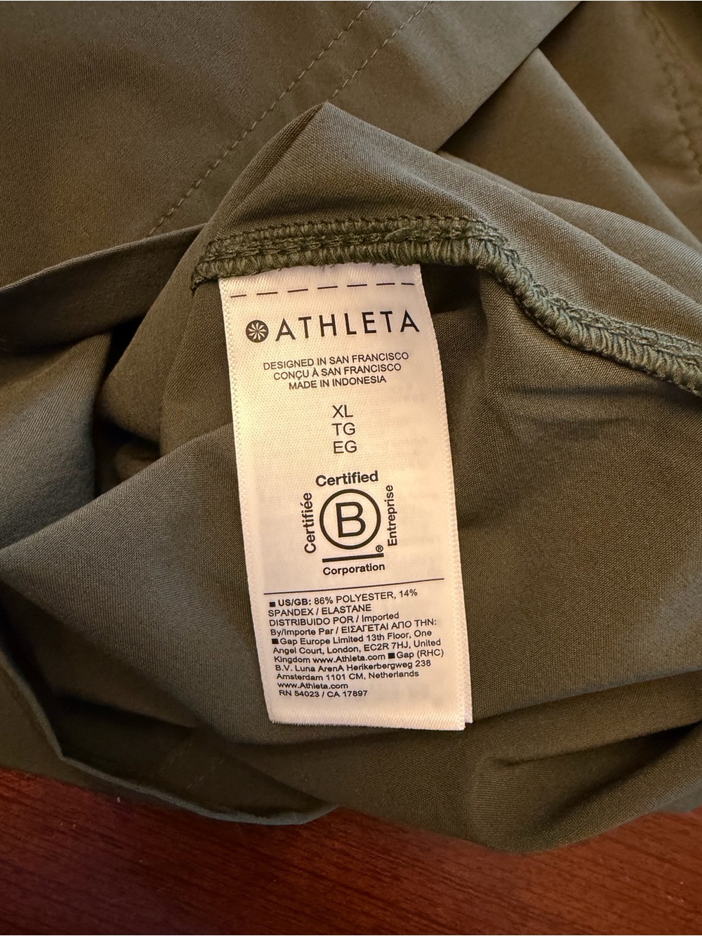 Athleta Olive Green Performance Running Shorts - Picture 7 of 11